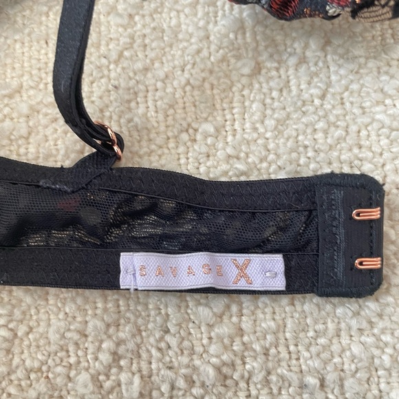 Savage X Fenty Asymmetrical Lace Bralette - Picture 3 of 4